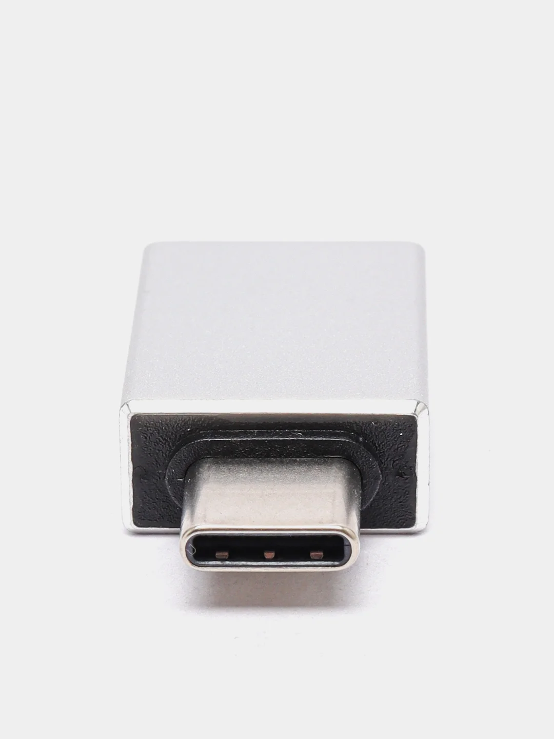 Серый otg-переходник с Type-C на USB