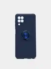 Темно-синий чехол для Samsung A22 4G/ M22 с кольцом