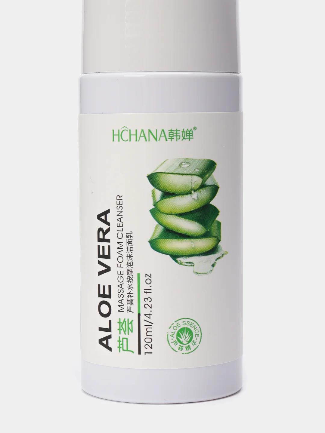 Пенка для умывания с массажной щеточкой Aloe Bera, 120 мл