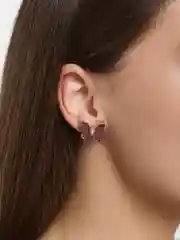 Сиреневый серьги Бабочки