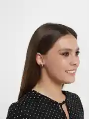 Сиреневый серьги Бабочки
