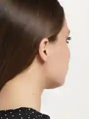 Золотой серьги с цепочкой