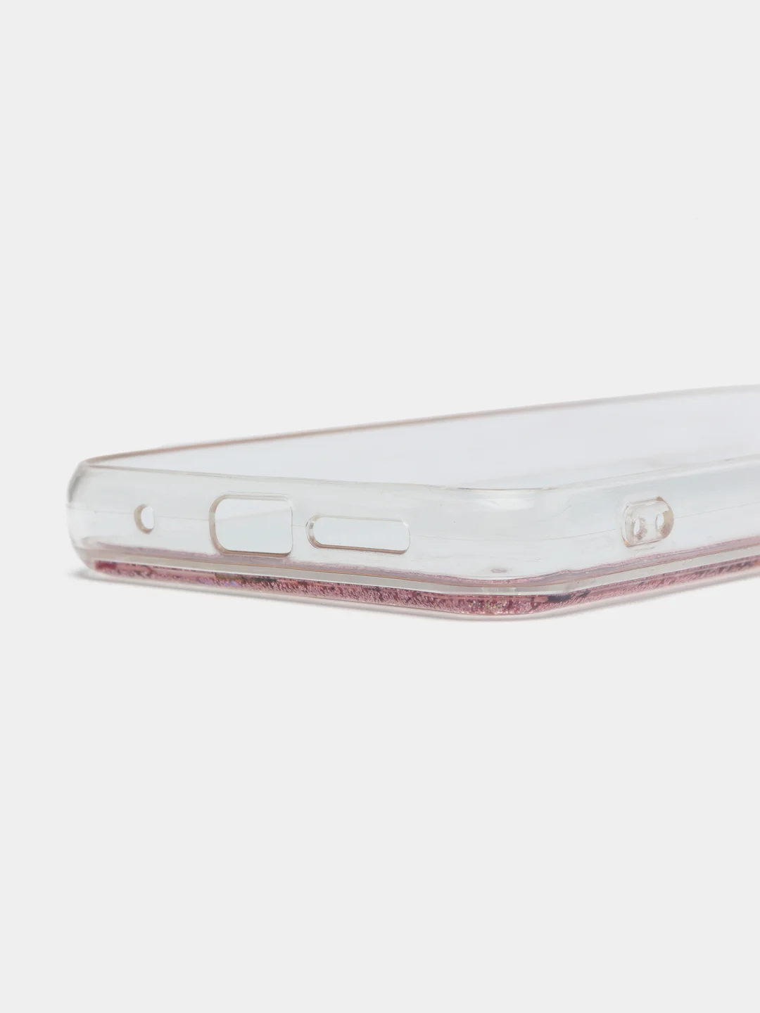 Лавандовый чехол Xiaomi Poco M3 силиконовый переливающийся жидкий с блестками и защитой камеры
