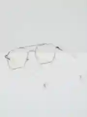 Серебряный очки антибликовые с имиджевой оправой