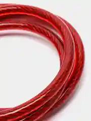 Красный велозамок для защиты от угона велосипеда