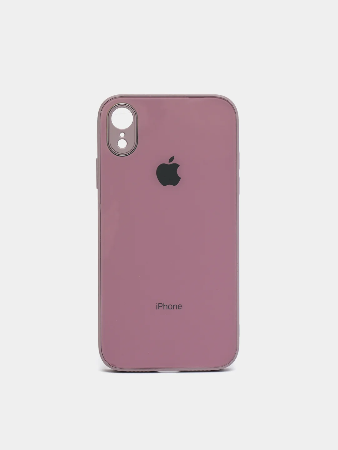 Розовый чехол для iPhone 11, 12, 13, 12 Pro Max, 12 Pro, силиконовый, со стеклянной панелью