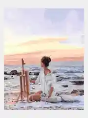 Картина по номерам Paintboy "Жизнь у моря", в рамке, GX25437, 40 х 50 см