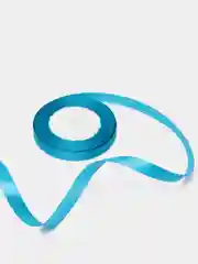 Бирюзовый лента атласная 12 мм, 1,2 см, 22 м