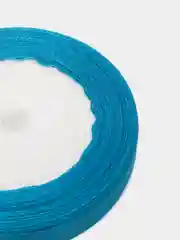 Бирюзовый лента атласная 12 мм, 1,2 см, 22 м
