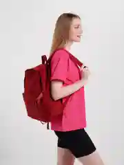 Красный рюкзак спортивный, женский