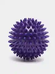 Фиолетовый мяч массажный с шипами для МФР массажа и йоги