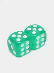 Зеленый игральные кости, кубики для настольных игр 14 и 16 мм
