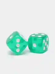 Зеленый игральные кости, кубики для настольных игр 14 и 16 мм