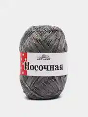 Серый пряжа носочная "Мастерица", полипропилен