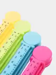 Зажимы для пакетов, с датами, 10,5 см, 4 шт MARMITON /240/48