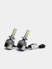 Лампа диодная LED автомобильная Headlight C9 H1 H3 H4 H7 H11 HB3 HB4 H27, 2 штуки