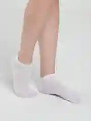 Белый укорченные женские носки