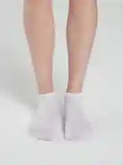 Белый укорченные женские носки