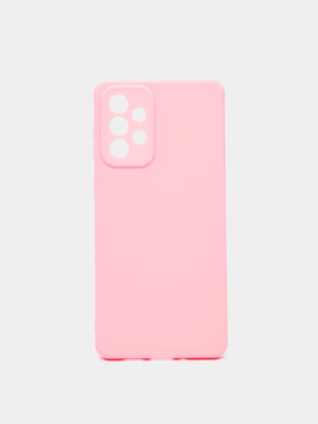 Розовый чехол для Samsung A23 / A53 / A73, силиконовый, 6 цветов