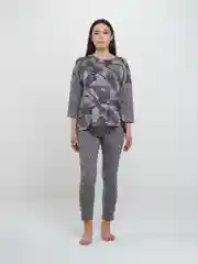 Костюм домашний, женский, с брюками