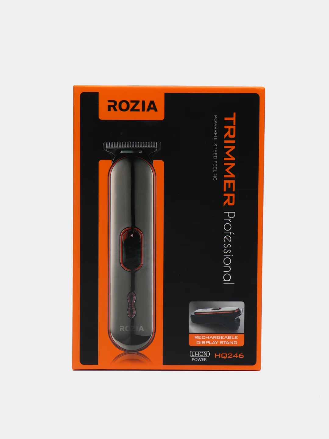 Профессиональная машинка-триммер для стрижки волос Rozia HQ246, аккумуляторная