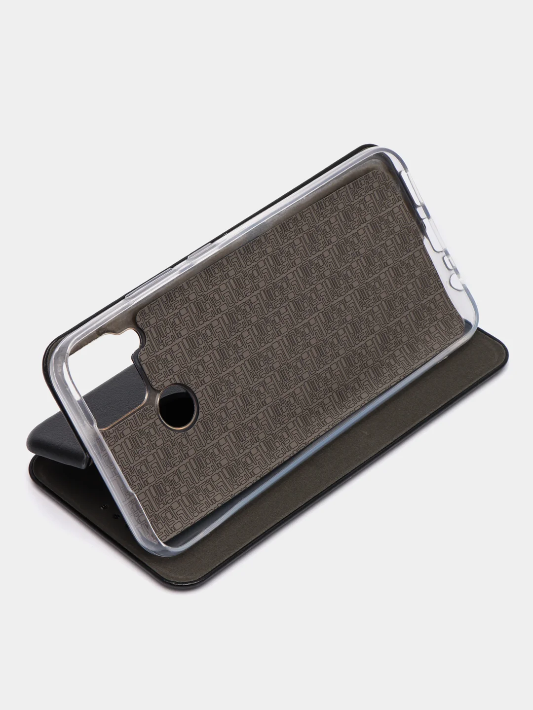 Черный чехол книжка Realme C15 / C25 / C25S Реалми С15 / С25 / С25С