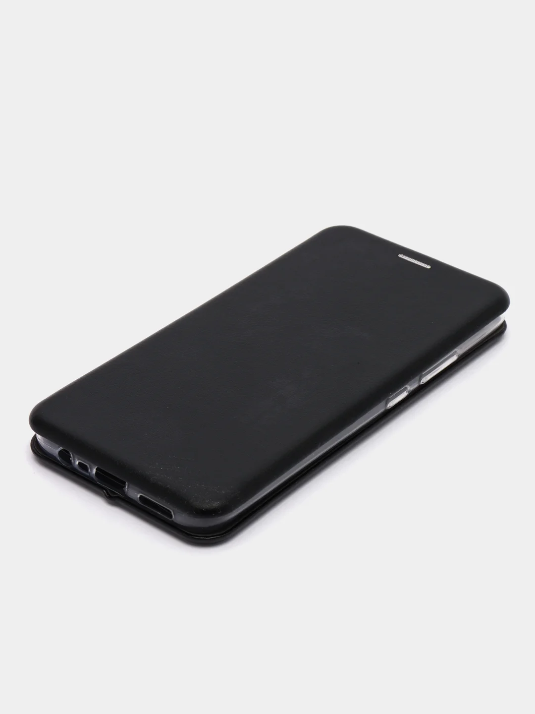 Черный чехол книжка Realme C15 / C25 / C25S Реалми С15 / С25 / С25С