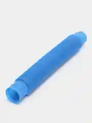 Синий трубка поп ит/ Pop tubes/Поп ит трубка 21 см/Игрушка антистресс/Трубка гофра для детей