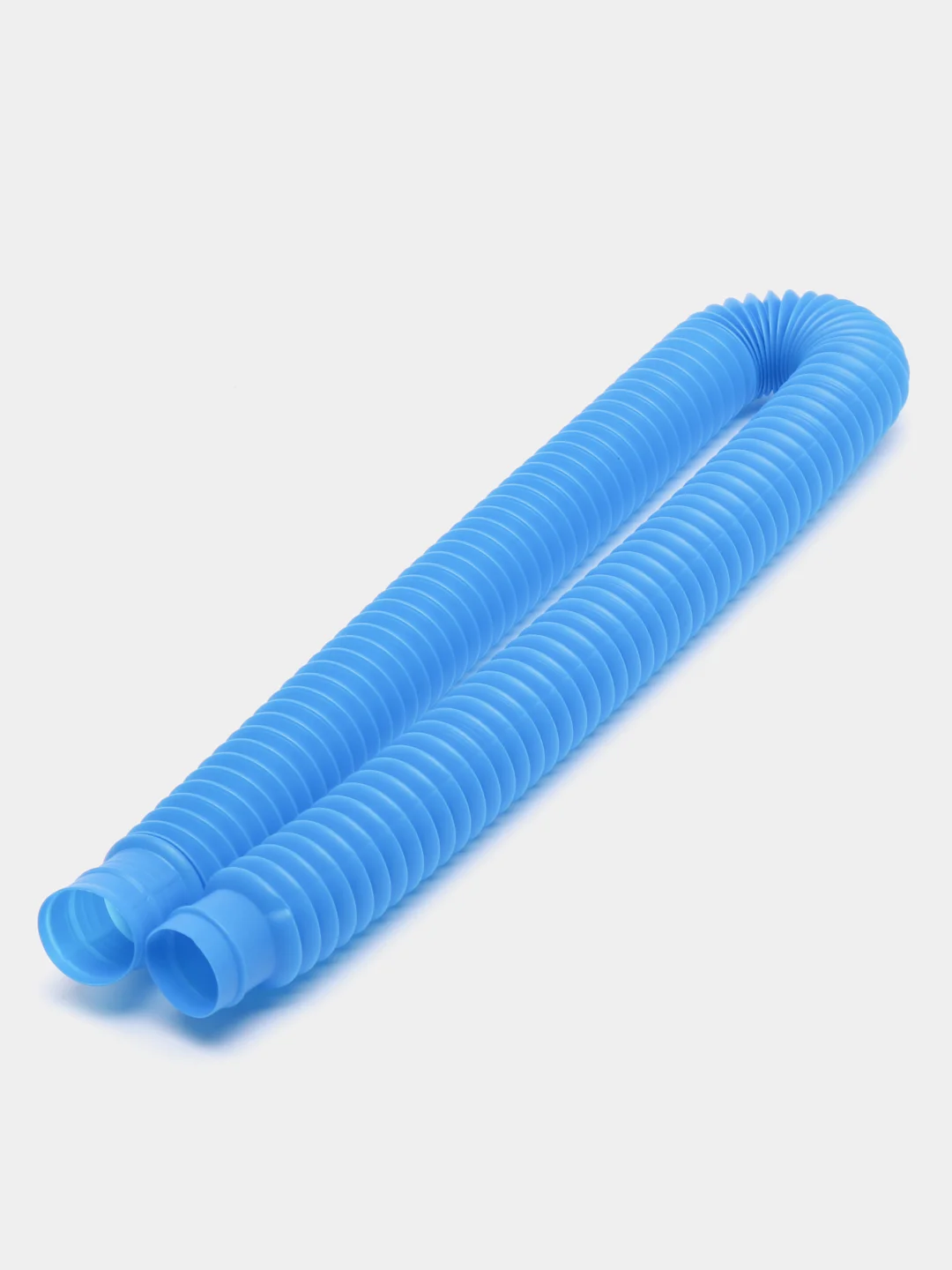 Синий трубка поп ит/ Pop tubes/Поп ит трубка 21 см/Игрушка антистресс/Трубка гофра для детей