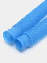 Синий трубка поп ит/ Pop tubes/Поп ит трубка 21 см/Игрушка антистресс/Трубка гофра для детей