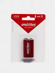 Батарейка крона 6LR61 Smartbuy Ultra, алкалиновая, 9V