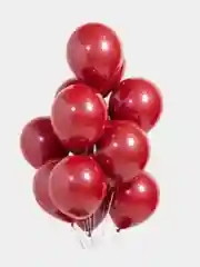 Набор шаров красный двойной 10 шт