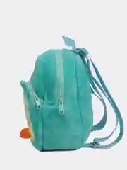 Зеленый рюкзак детский плюшевый