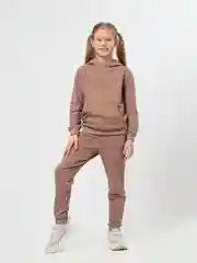 Бежевый детский спортивный костюм, худи и джоггеры