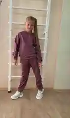 Марсала детский спортивный костюм, худи и джоггеры