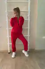 Фуксия детский спортивный костюм, худи и джоггеры