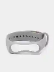 Серый ремешок силиконовый для Xiaomi Mi Band 3, Mi Band 4 (Ми Банд 3, 4), рифленый