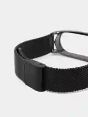 Черный металлический ремешок для Xiaomi Mi Band 3, 4, 5, 6