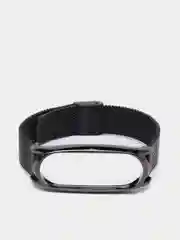 Черный металлический ремешок для Xiaomi Mi Band 3, 4, 5, 6