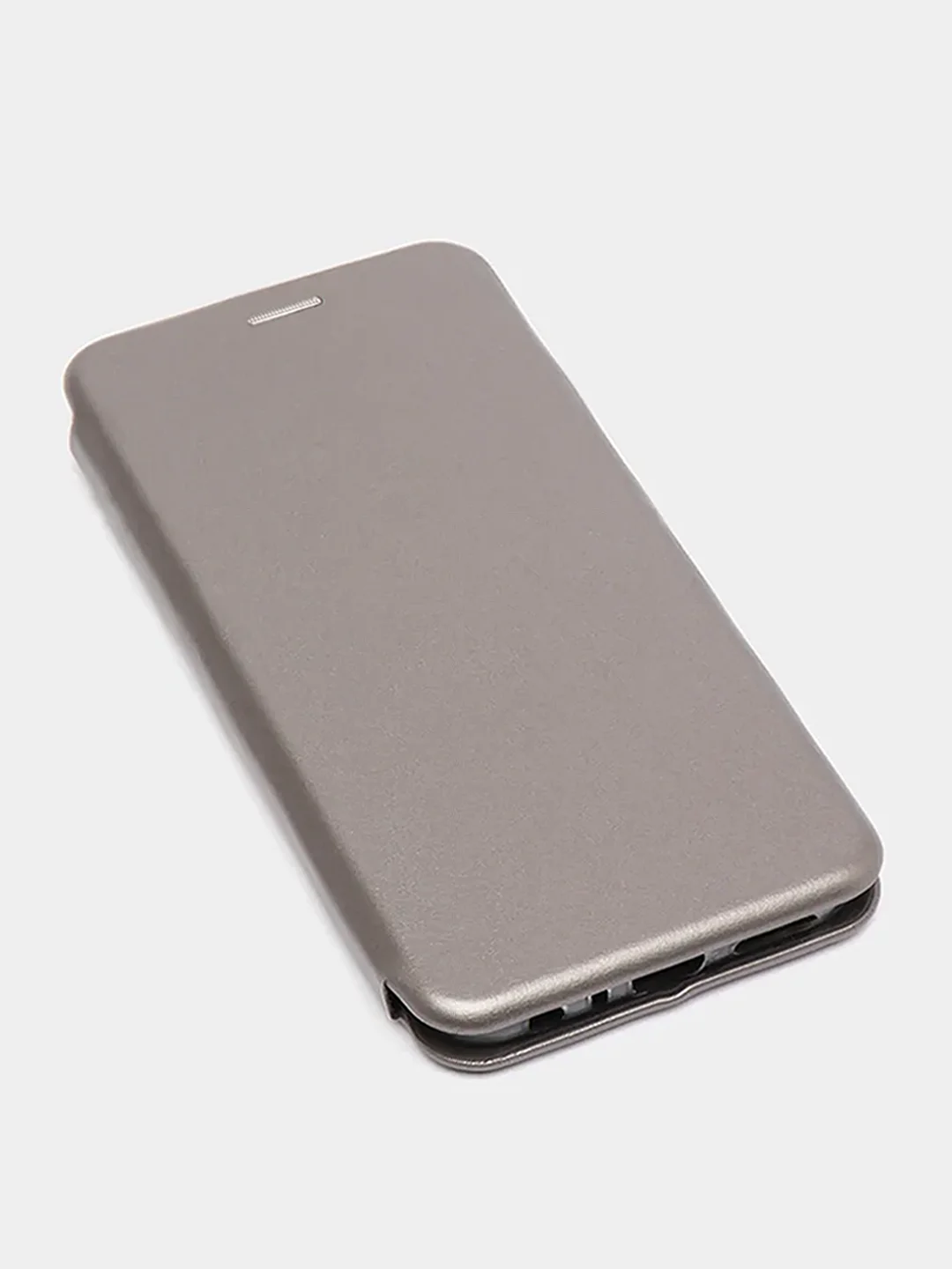 Серебряный чехол-книжка Xiaomi Redmi 12, 12С,9C,9A,9,7,7A,8,8A,4X,10, Note 12, 9,9S,9Pro,8/8 Pro,7,8T