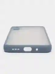 Синий меланж чехол Xiaomi Redmi 9A, Сяоми Редми 9А пластиковый матовый с цветными кнопками