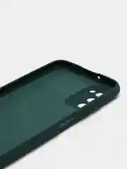 Зеленый чехол Samsung Galaxy A03s силиконовый