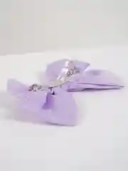 Лавандовый бант на заколке