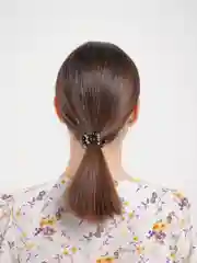 Черный резинка для волос