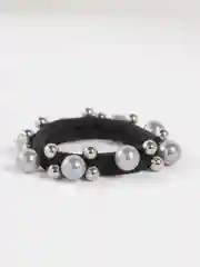 Серый резинка для волос