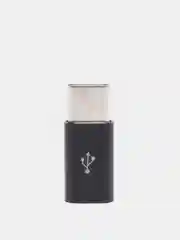 Белый адаптер переходник usb type c на micro usb otg