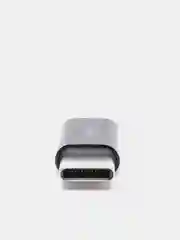 Белый адаптер переходник usb type c на micro usb otg