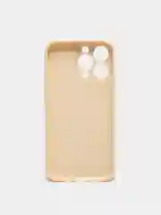 Бежевый чехол для айфон (iPhone) 11 XR 13 12 7 8 Plus mini pro max силиконовый прозрачный про макс