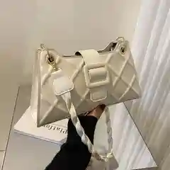 Белый женская сумка на плечо