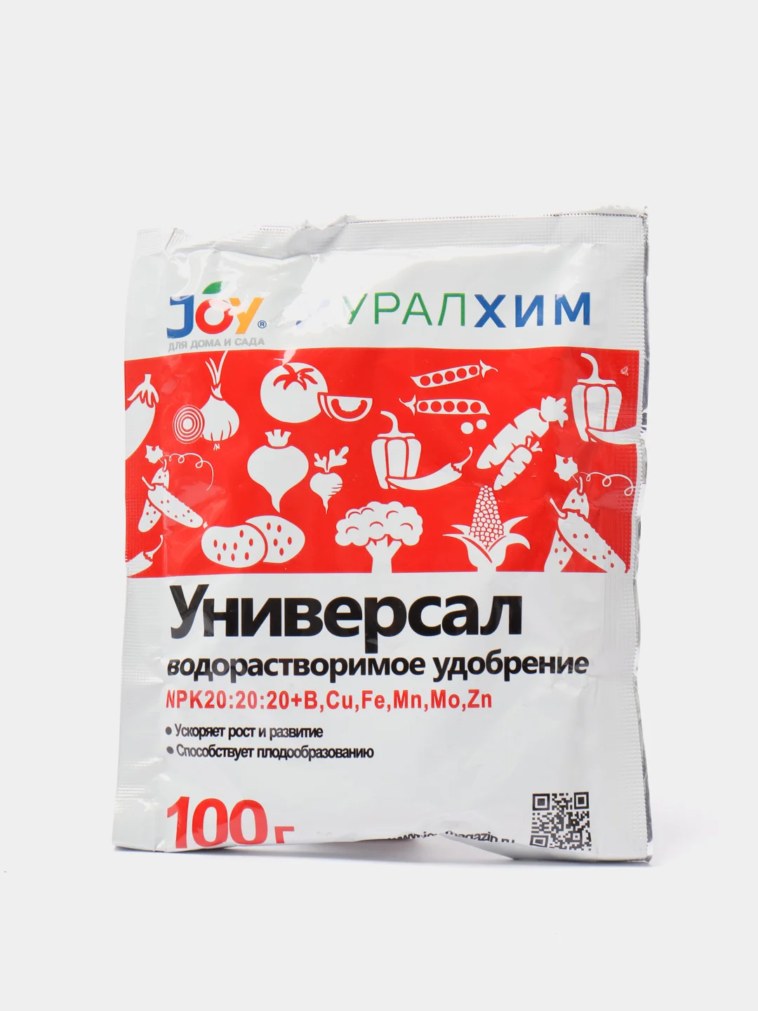 Белый водорастворимое минеральное удобрение JOY "Универсал", 100 г